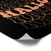 HALLOWEEN grappig halloween Poster (Hoek)