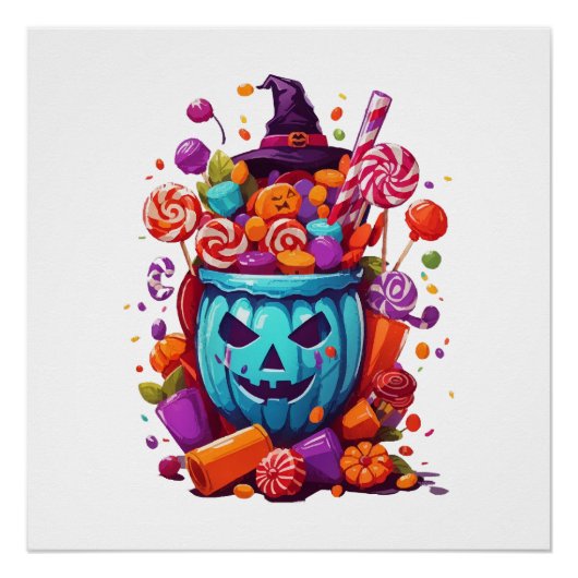 Halloween grappig perfect poster (Voorkant)