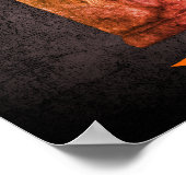 Halloween Grappig Skelet Tombstone gepersonaliseer Poster (Hoek)