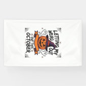 Halloween Grappig T-shirt Met Pompoen Spoken_1 Spandoek (Horizontaal)