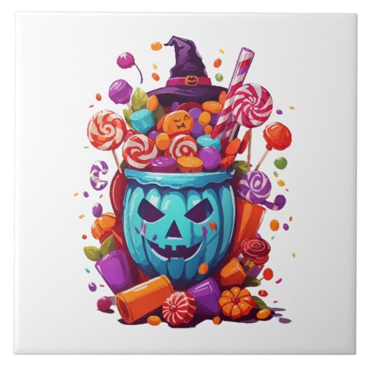 Halloween grappig tegeltje (Voorkant)