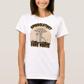 Halloween Grappige Ambulante Verpleegkundige T-shirt (Voorkant)