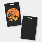 Halloween Grappige Bootiful Verjaardag Badge (Voor- en achterkant)