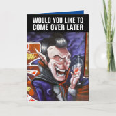 HALLOWEEN GRAPPIGE DRACULA KAARTEN (Voorkant)