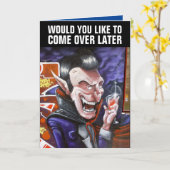 HALLOWEEN GRAPPIGE DRACULA KAARTEN (Gele Bloem)