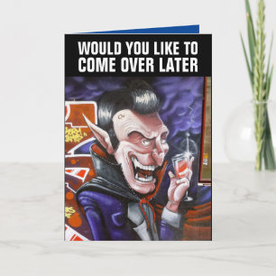 HALLOWEEN GRAPPIGE DRACULA KAARTEN