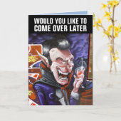 HALLOWEEN GRAPPIGE DRACULA KAARTEN (Gele Bloem)
