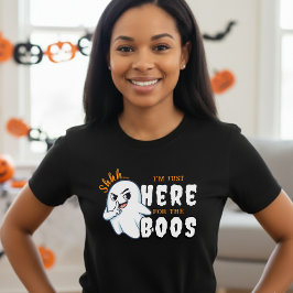 Halloween Grappige Geest Grappenmaker Alleen Hier T-shirt