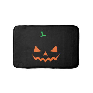 Halloween - grappige halloween pompoen badmat