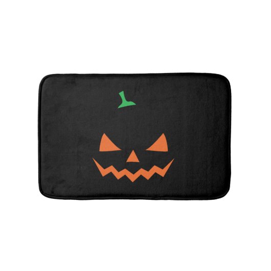 Halloween - grappige halloween pompoen badmat (Voorkant)