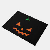 Halloween - grappige halloween pompoen deurmat (Schuin)