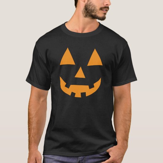 Halloween grappige jack o's lantaarns pompoen t-shirt (Voorkant)