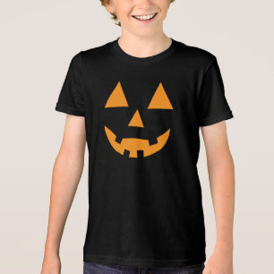 Halloween grappige jack o's lantaarns pompoen Tri-Blend shirt