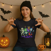 Halloween grappige mismatch monsters t-shirt