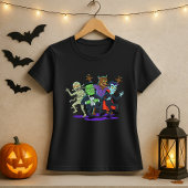 Halloween grappige mismatch monsters t-shirt
