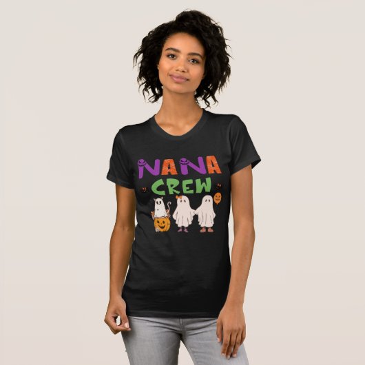 HALLOWEEN GRAPPIGE NANA GHOST CREW T-SHIRT (Voorkant volledig)