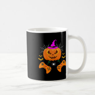 Halloween Grappige Pompoen Jack O Lantern Videospe Koffiemok