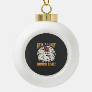 Halloween Grappige Pompoen Tijd Geest Pompoen Keramische Bal Ornament