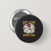 Halloween Grappige Pompoen Tijd Geest Pompoen Ronde Button 5,7 Cm (Voorkant /achterkant)