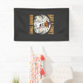 Halloween Grappige Pompoen Tijd Geest Pompoen Spandoek (Insitu)