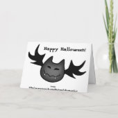 Halloween grappige romance kaart (Achterkant)