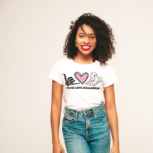 HALLOWEEN GRAPPIGE VREDE LIEFDE HALLOWEEN | 👻 T-SHIRT