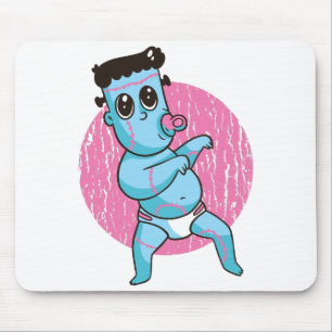 Halloween Grappige Zombie Monster - Baby Frankenst Muismat