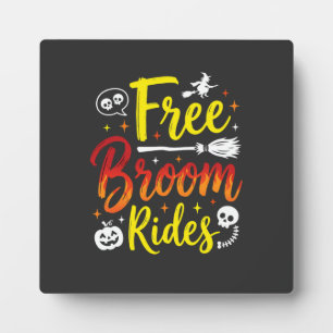 Halloween Gratis Bezem Ritten Heks Grafisch Fotoplaat