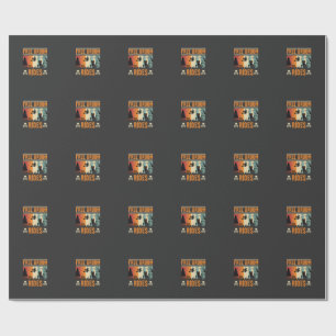 Halloween Gratis Bezem Ritten Heks Kat Cadeaupapier