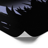 Halloween Grave-tuin Poster (Hoek)