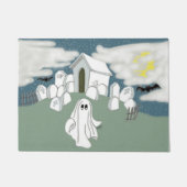 Halloween Grave Yard Shift Deurmat (Voorkant)