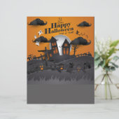 Halloween Graveyard and Haunted House Flyers (Staand voorkant)