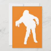 Halloween Graveyard Cemetary Jack O'Lantern Kaart (Achterkant)