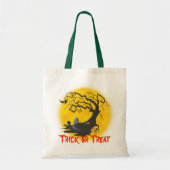Halloween Graveyard en Moon Bag Tote Bag (Voorkant)