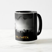 Halloween Graveyard, Ghost Jack-o-lantern en Bat Mok (Voorkant rechts)