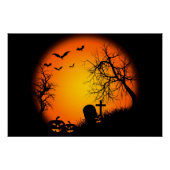 Halloween Graveyard Perfect Poster (Voorkant)