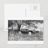 Halloween Graveyard Scene Briefkaart (Voorkant / Achterkant)