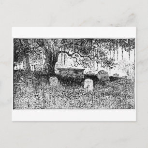 Halloween Graveyard Scene Briefkaart