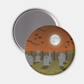 Halloween: Graveyard Scene: Magneet (Voorkant / Achterkant)