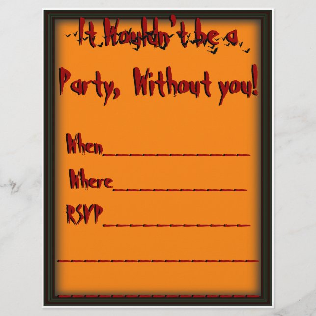 Halloween Graveyard Scene Silhouette (Voorkant)