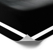 Halloween Graveyard Silhouette Poster (Hoek)