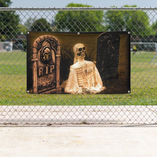 Halloween Graveyard Spandoek (Insitu)