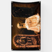 Halloween Graveyard Spandoek (Verticaal)