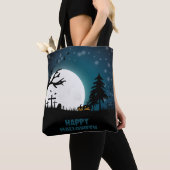 Halloween Graveyard Tote Bag (Dichtbij)