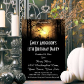 Halloween Graveyard Verjaardag Kaart