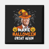 Halloween Great Again Grappige Trump Jack O Lanter Magneet (Voorkant)