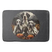 Halloween Great Dane Dogs Jack O Lantern Badmat (Voorkant)