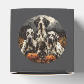 Halloween Great Dane Dogs Jack O Lantern Bedankdoosjes (Bovenkant)