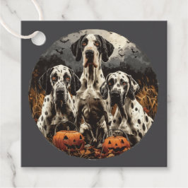 Halloween Great Dane Dogs Jack O Lantern Bedankjes Labels