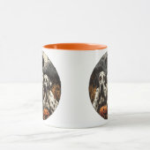 Halloween Great Dane Dogs Jack O Lantern Mok (Midden)